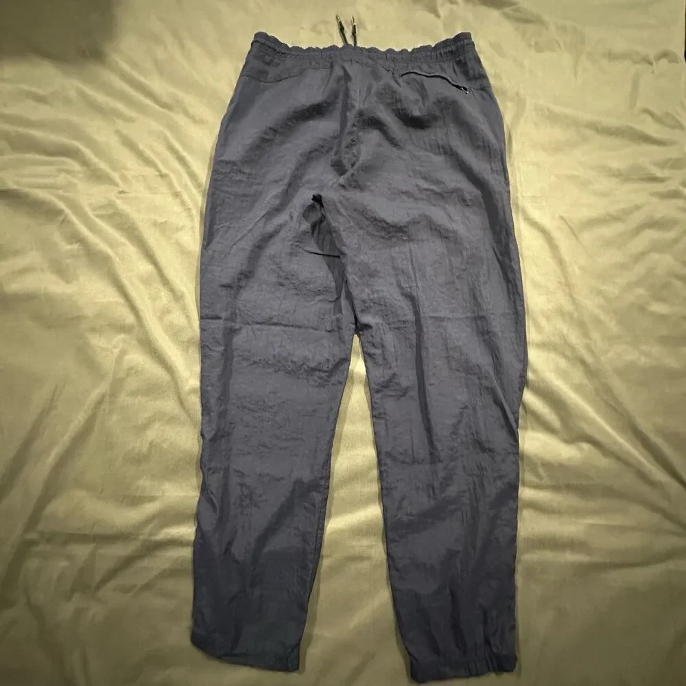 Vintage 90s Nike Track Pants Mens M Windbreaker Lightweight Drawstring Track